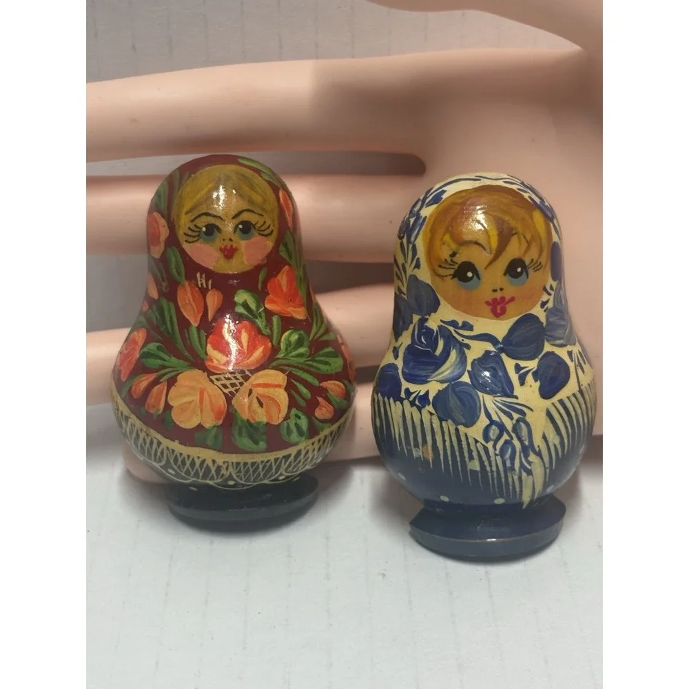 Russian Nesting Doll Look Refrigerator Magnet 2.5